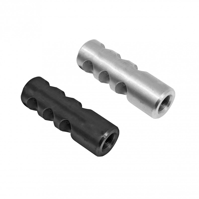 AR-15/.223/5.56 Stainless Steel Competition Cylinder Muzzle Brake Or Nitride Finish 