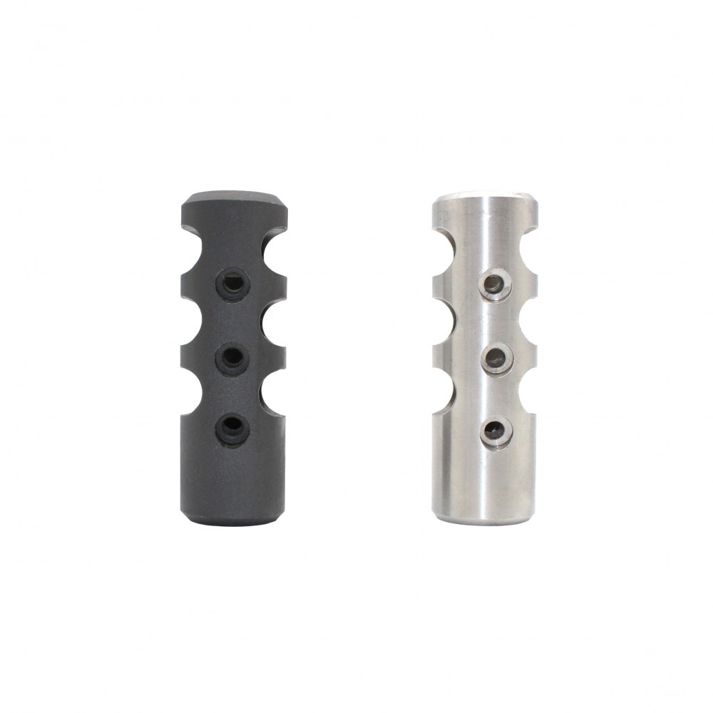 AR-10 / LR-308 Stainless Steel Competition Cylinder Muzzle Brake Or Phosphate Finish