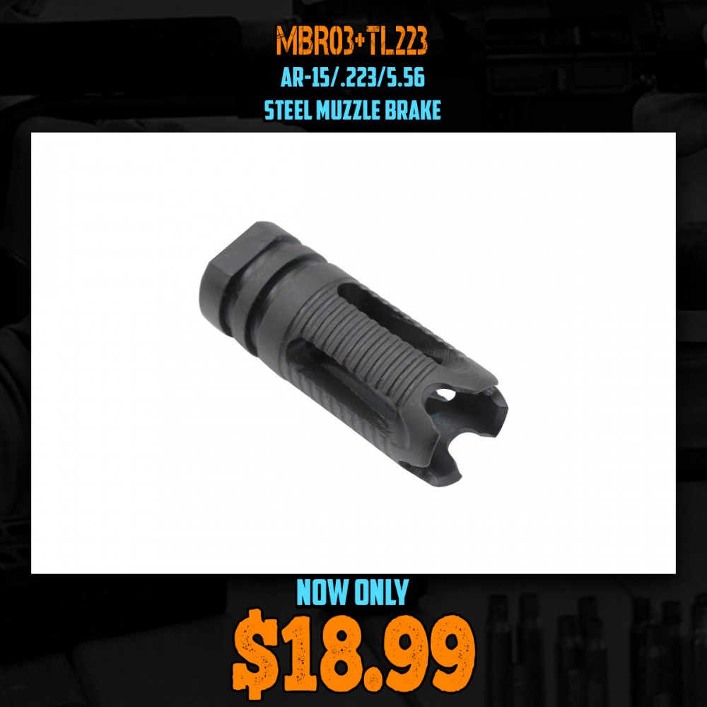 AR-15/.223/5.56 Steel Muzzle Brake
