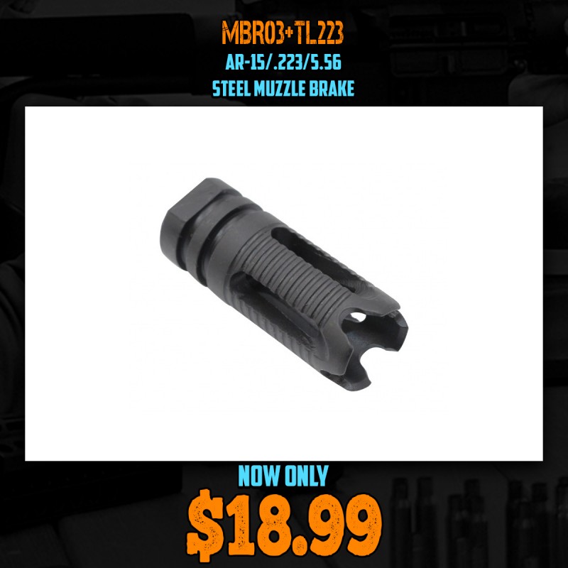 AR-15/.223/5.56 Steel Muzzle Brake