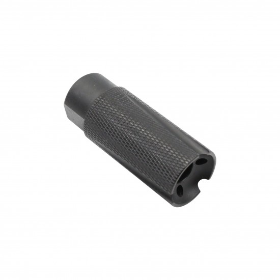 AR-15 Low Concussion Muzzle Brake Compensator For 1/2"x28 Pitch TPI Knurled -3 ports AR-15 Low Concussion Muzzle Brake Compensator For 1/2"x28 Pitch TPI Knurled -3 ports