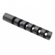AR-15 6" Slotted Muzzle Brake Compensator | Black AR-15 6" Slotted Muzzle Brake Compensator | Black