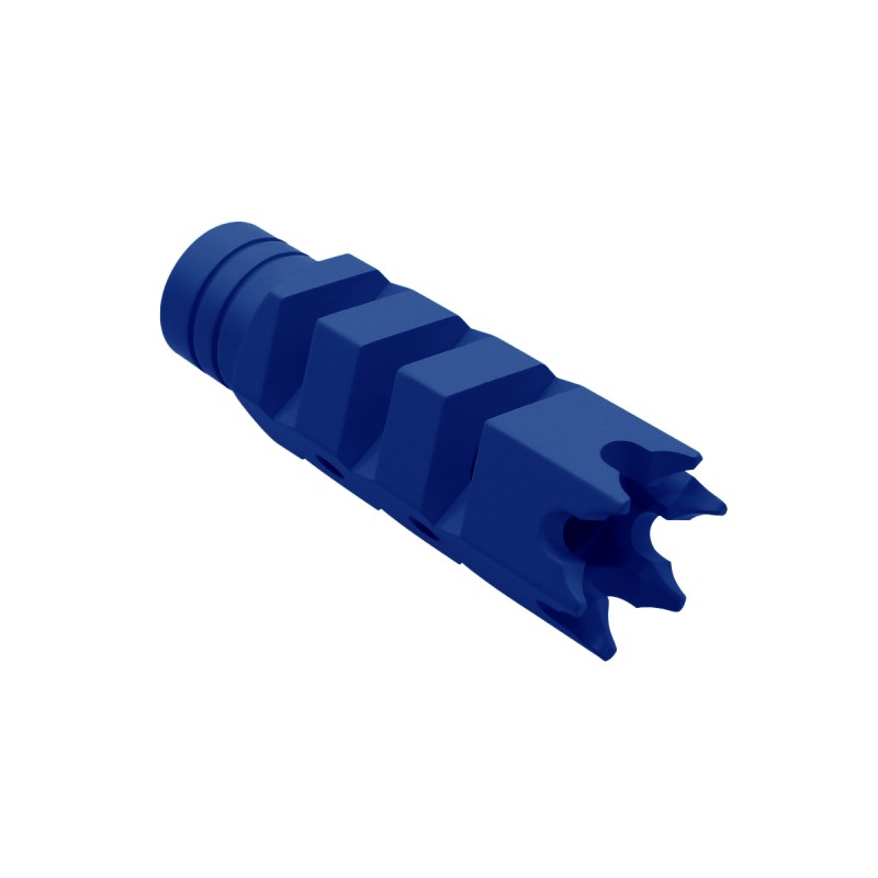 CERAKOTE COLOR OPTION| AR-15/.223/5.56 Nato Steel Shark Muzzle Brake 1/2x28 Pitch Thread W/Crush Washer