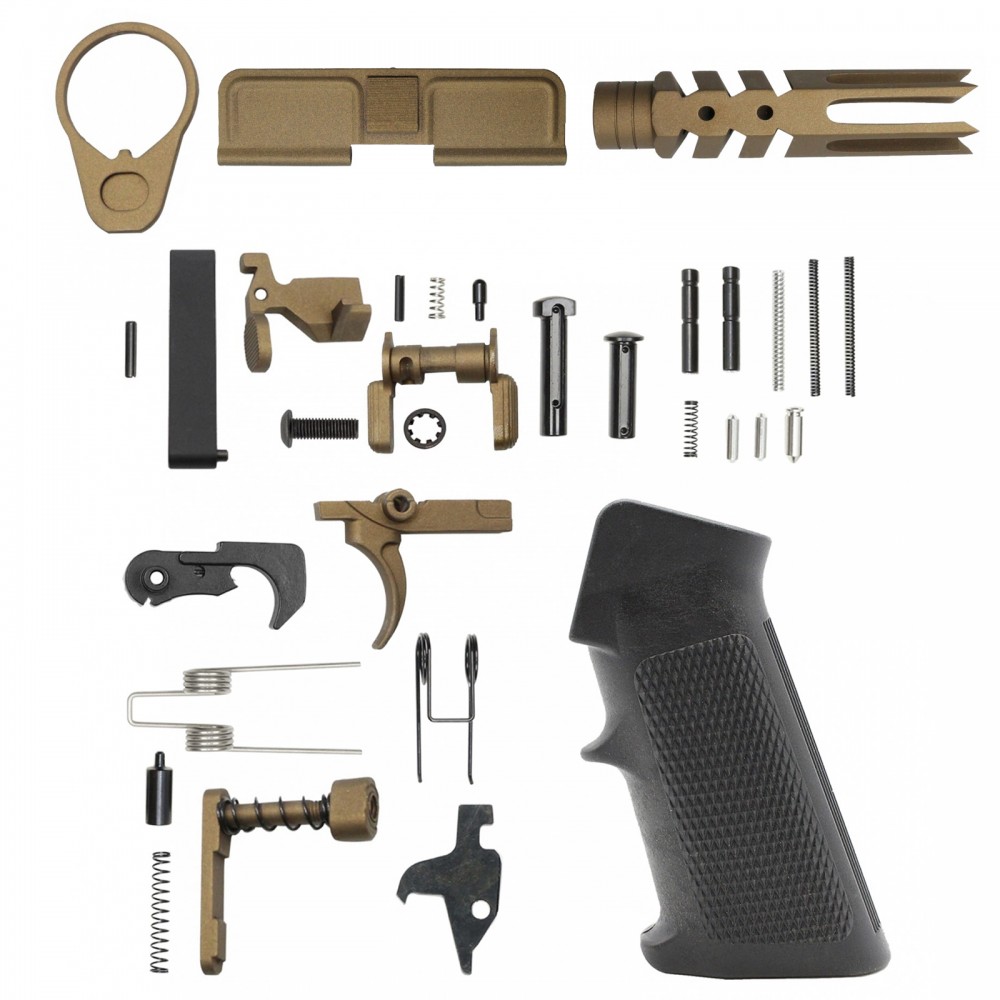 Cerakote Burnt Bronze | AR-15 'REAPER" Parts and Lower Parts Kit