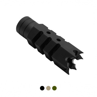 CERAKOTE COLOR OPTION| AR-10 / LR-308 Shark Muzzle Brake 5/8x24 