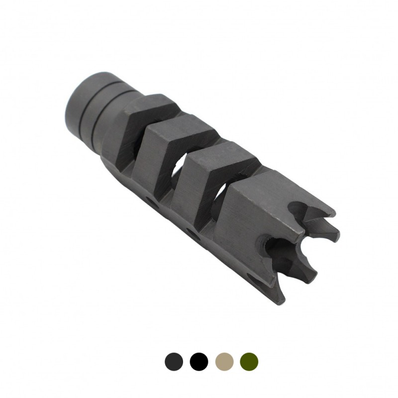 CERAKOTE COLOR OPTION| AR-10 / LR-308 Shark Muzzle Brake 5/8x24 