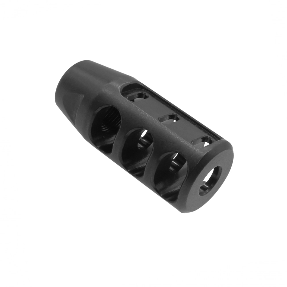 AR-10 / LR-308 Compact Muzzle Brake 5/8"x24 Pitch w/ Crush Washer (Made In USA) Version