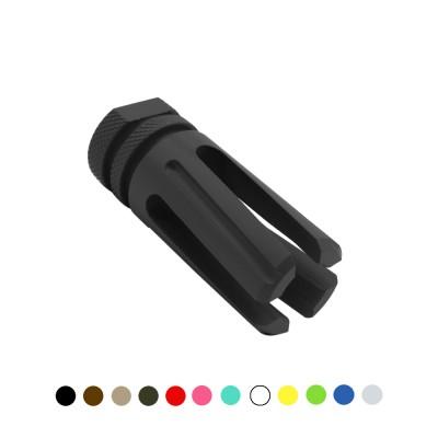 CERAKOTE COLOR OPTIONS| AR-15/.223/5.56 Stainless Steel 4 Prong Flash hider Muzzle Brake