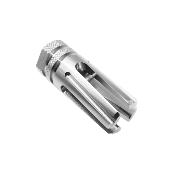 AR-15/.223/5.56 Stainless Steel 4 Prong Flash hider Muzzle Brake AR-15/.223/5.56 Stainless Steel 4 Prong Flash hider Muzzle Brake