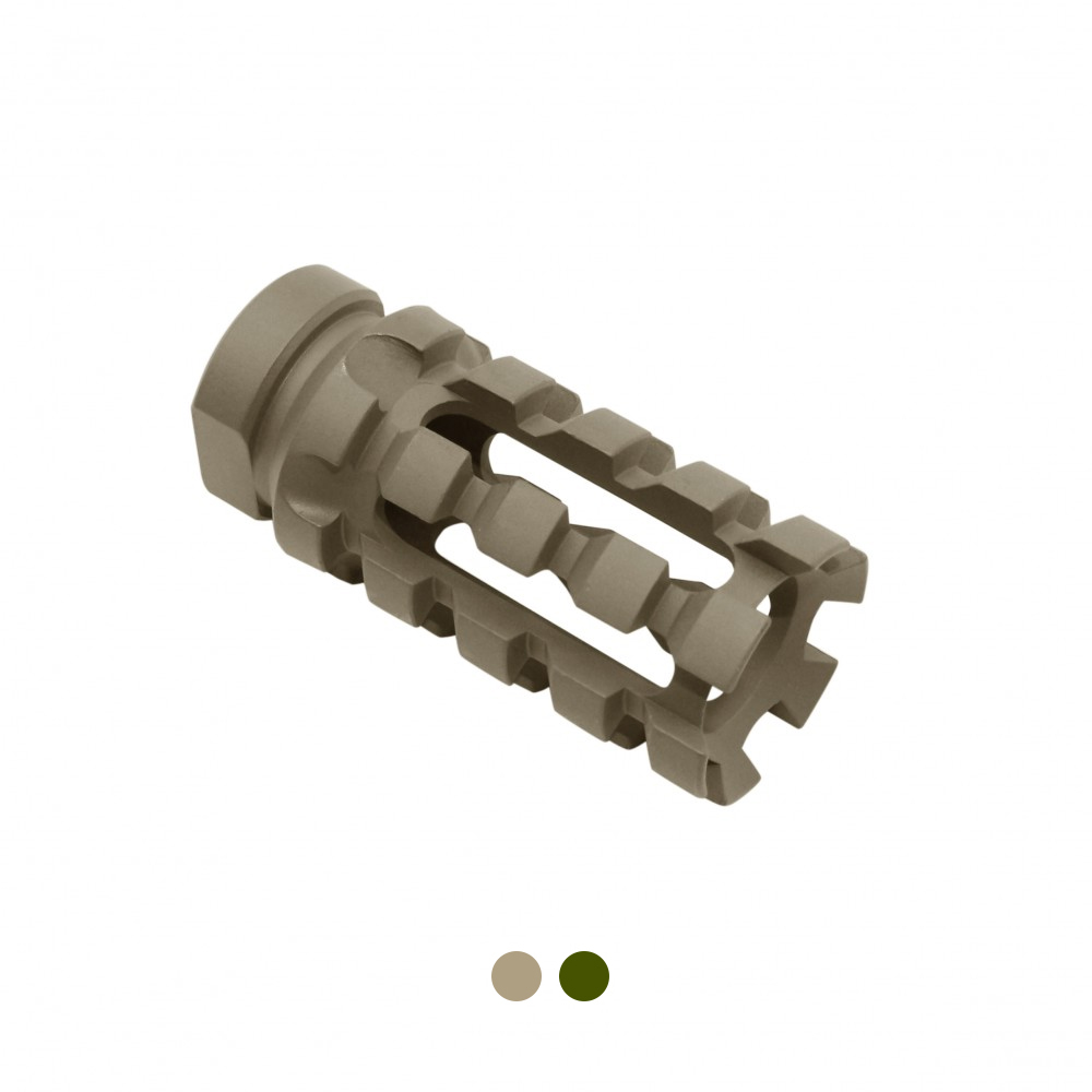 CERAKOTE COLOR OPTION| AR-15/.223/5.56 Pine Cone Muzzle Brake