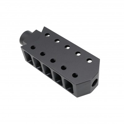AR-15/.223/5.56 Extended Tanker Style Muzzle Brake / Compensator