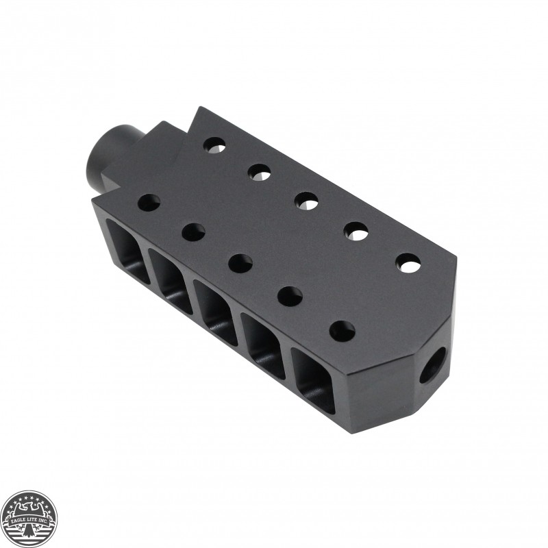 AR-15 Extended Tanker Style Muzzle Brake / Compensator