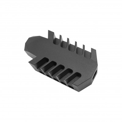 AR-15/.223/5.56 Barrett Style "Tanker" Muzzle Brake V2 1/2x28" Thread Pitch-Retail Package 