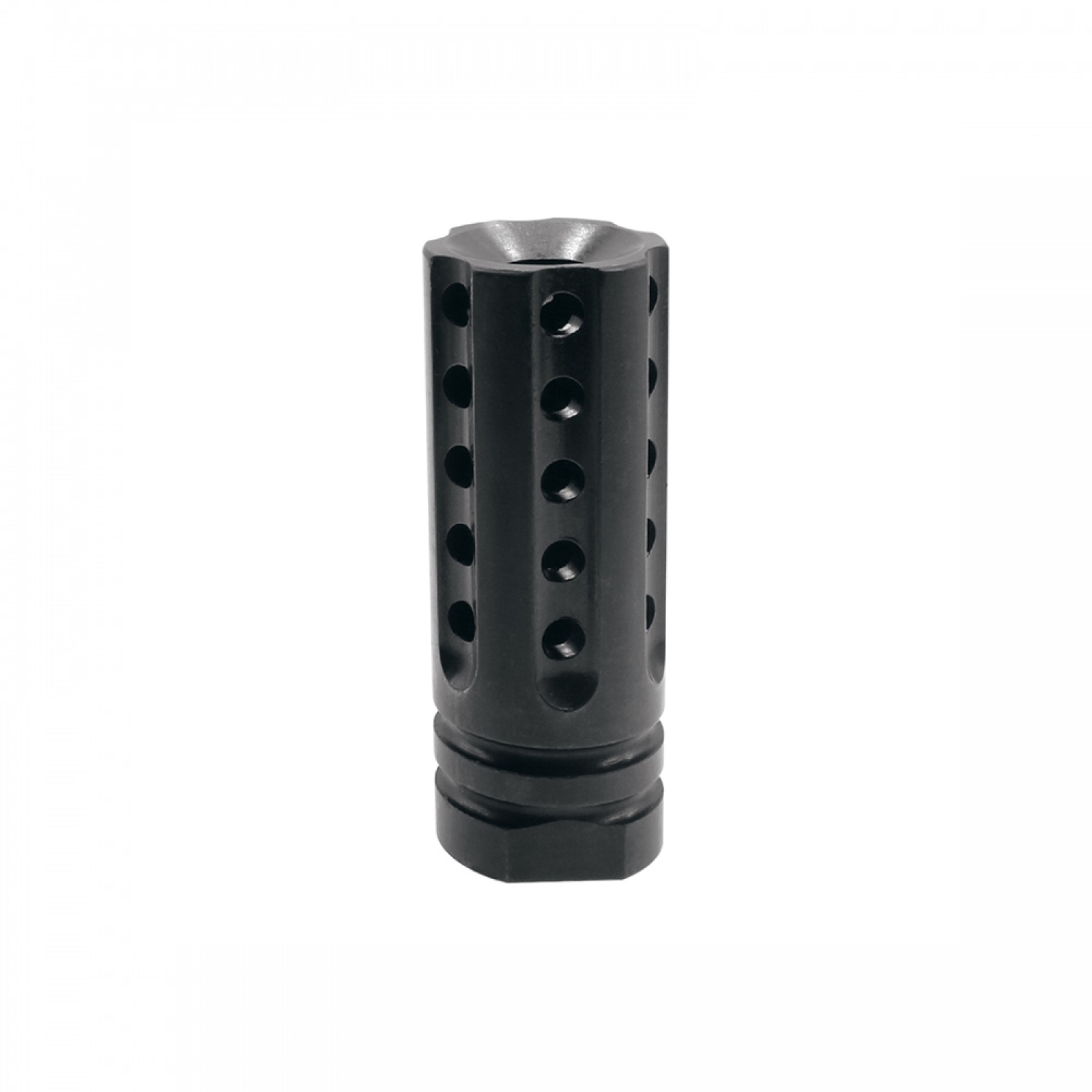 AR10 / LR308 Linear Hexagon Multi Ported Muzzle Brake Version 2 Made in U.S.A