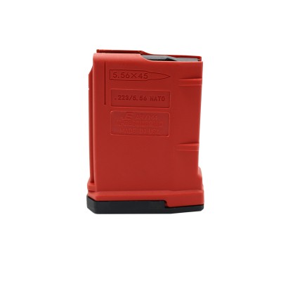 5.56/.223 JE Machine Tech 10 Round Magazine- MADE IN USA- RED