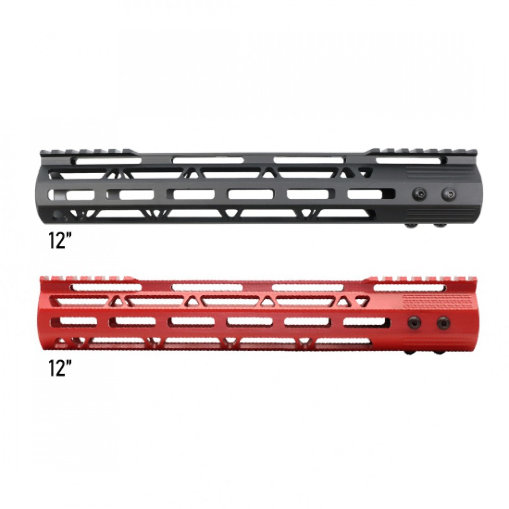 COLOR OPTION| AR-15 M-LOK Lightweight Frame Rail System 12''