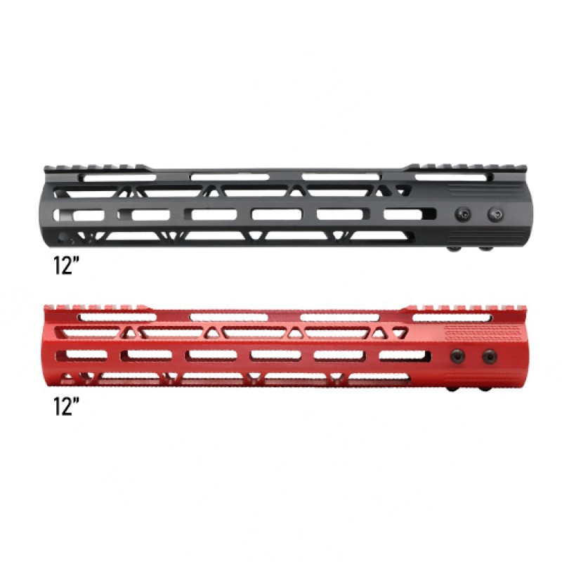 COLOR OPTION| AR-15 M-LOK Lightweight Frame Rail System 12''