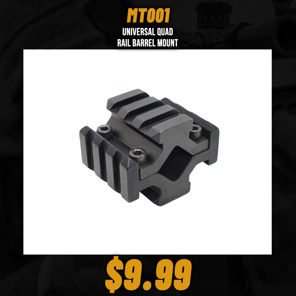 Universal Quad-Rail Barrel Mount