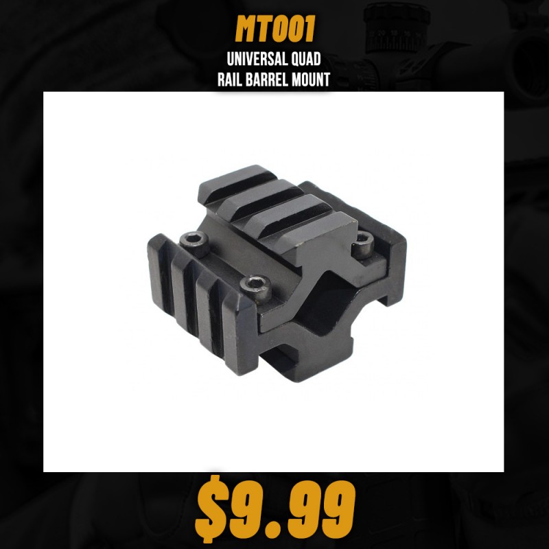 Universal Quad-Rail Barrel Mount