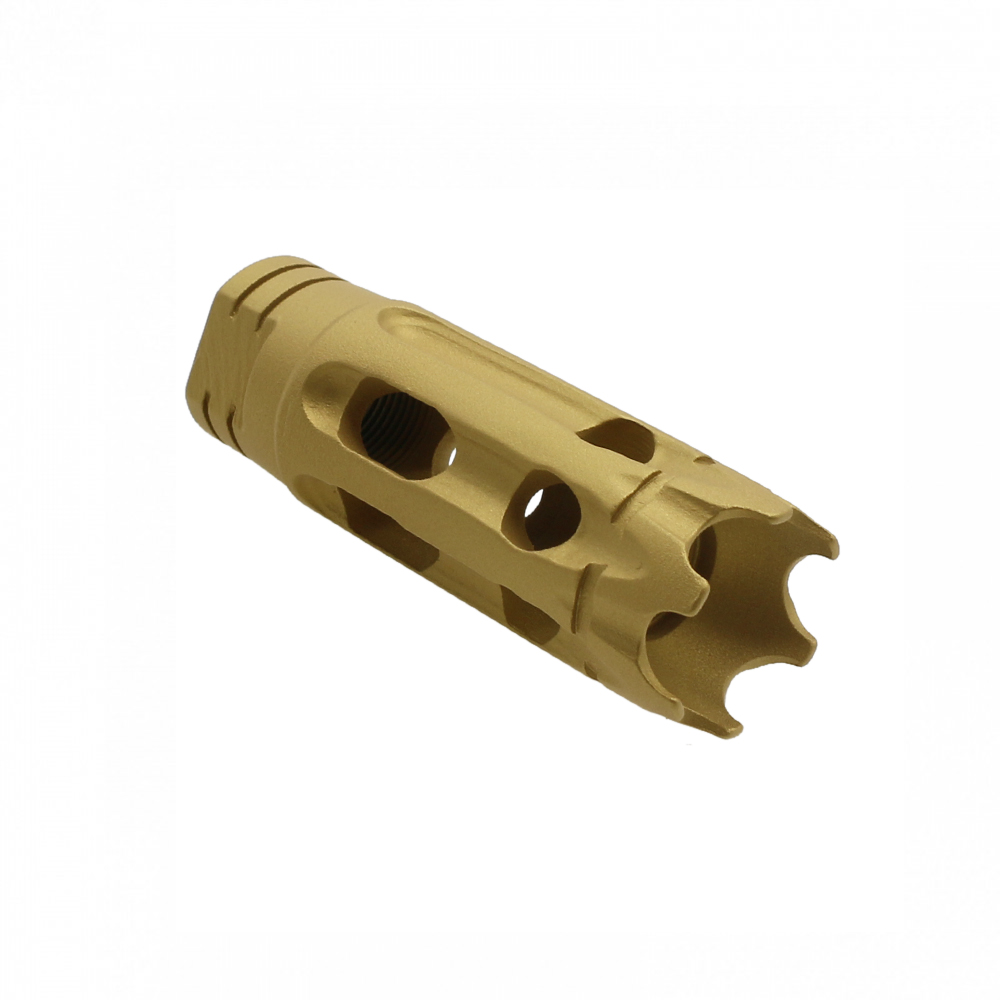 CERAKOTE COLOR OPTION| AR-15/.223/5.56 Steel 10 Holes Custom Muzzle Brake
