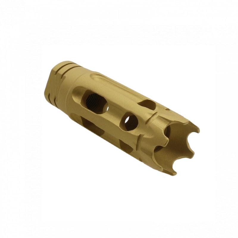 CERAKOTE COLOR OPTION| AR-15/.223/5.56 Steel 10 Holes Custom Muzzle Brake