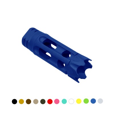 CERAKOTE COLOR OPTION| AR-15/.223/5.56 Steel 10 Holes Custom Muzzle Brake