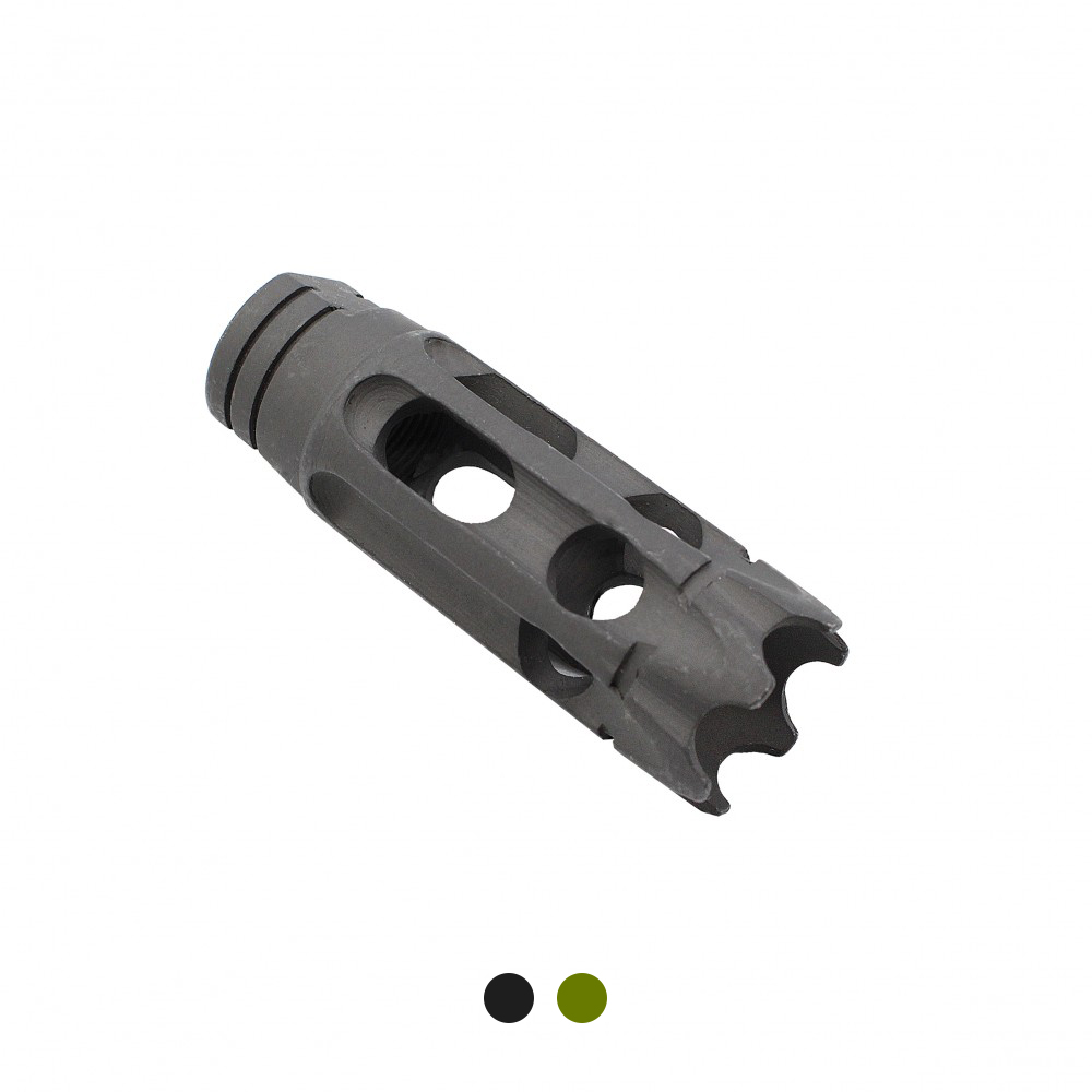 F&N 1/2-28Thread Pitch TPI Muzzle Brake With Crush Washer For .223/5.56 