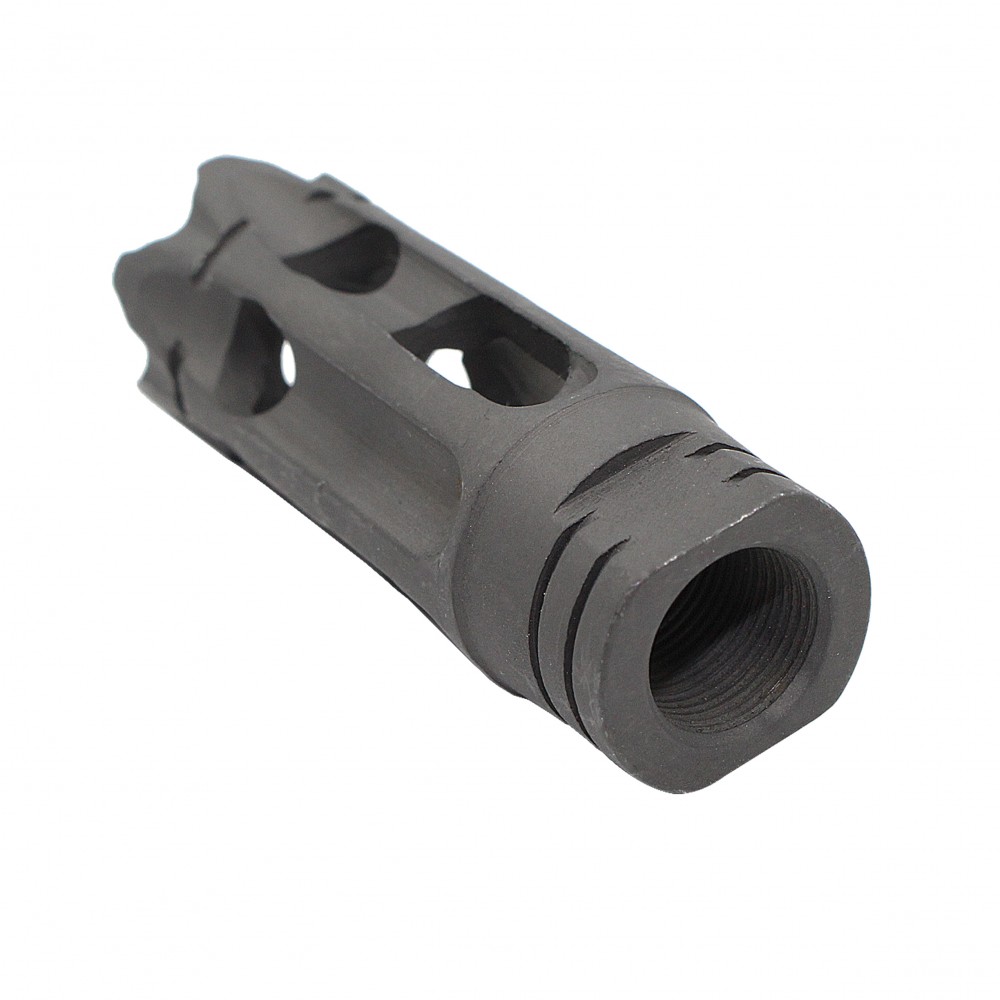 CERAKOTE COLOR OPTION| AR-15/.223/5.56 Steel 10 Holes Custom Muzzle Brake