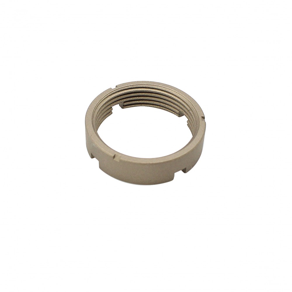 Steel AR- Castle Nut - Tan Steel AR- Castle Nut - Tan