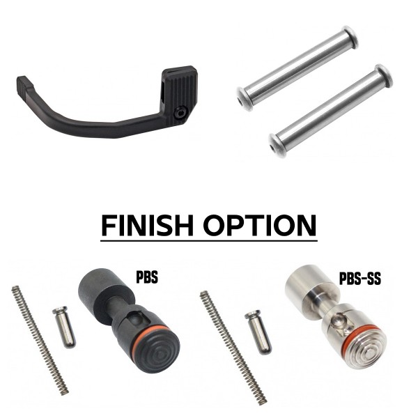 AR-15 Enhanced Ambidextrous Parts Kit V2 - PBS Finish Option AR-15 Enhanced Ambidextrous Parts Kit V2 - PBS Finish Option