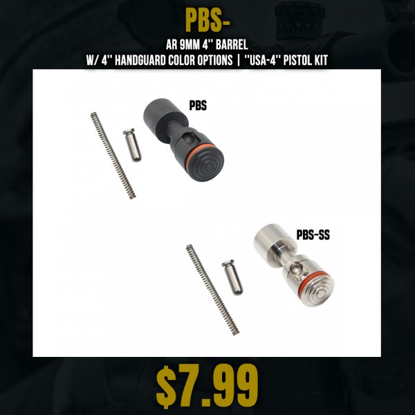 AR-15/10 Push Safety Button with Pin and Spring KIT| Finish Option 