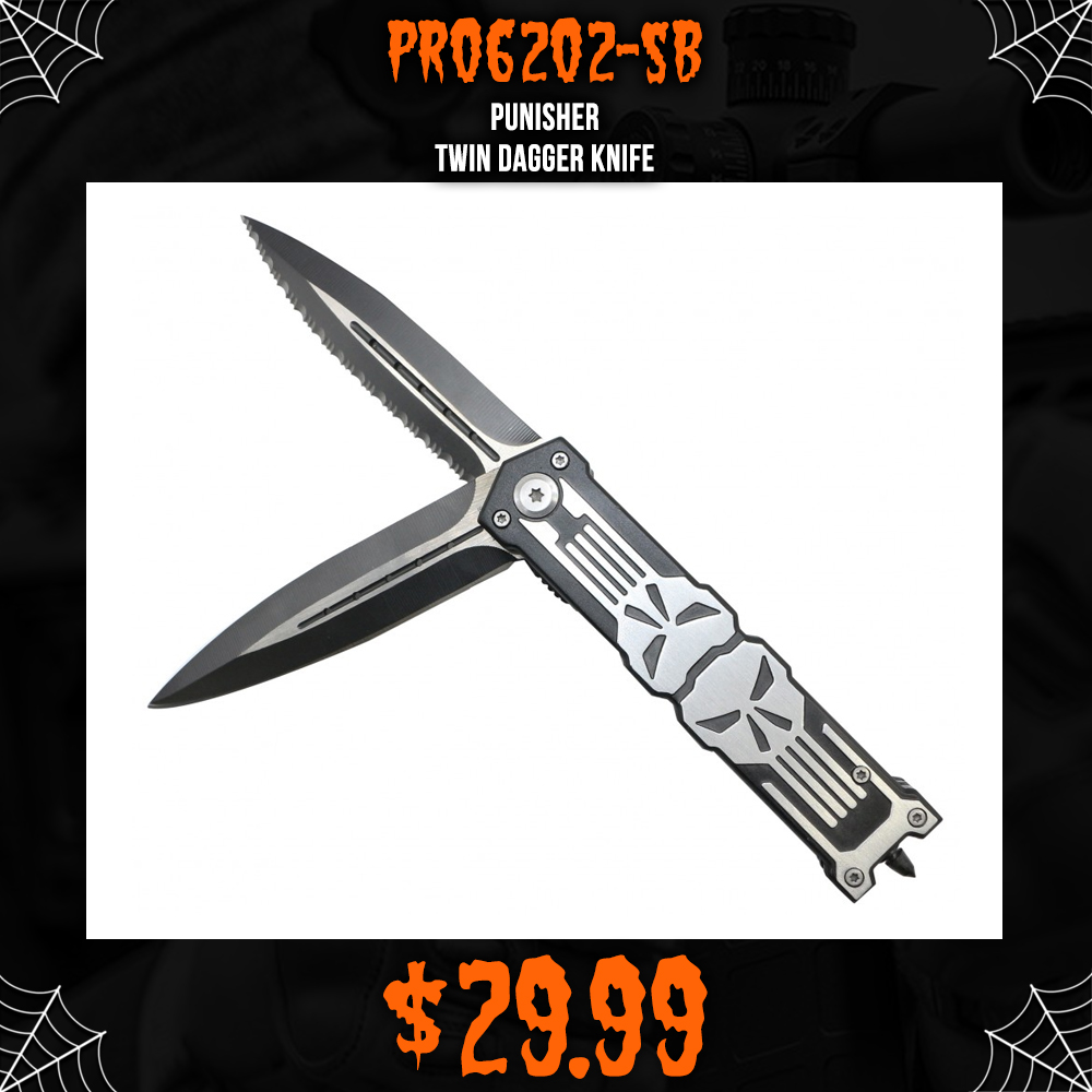 Punisher Twin Dagger Knife Punisher Twin Dagger Knife