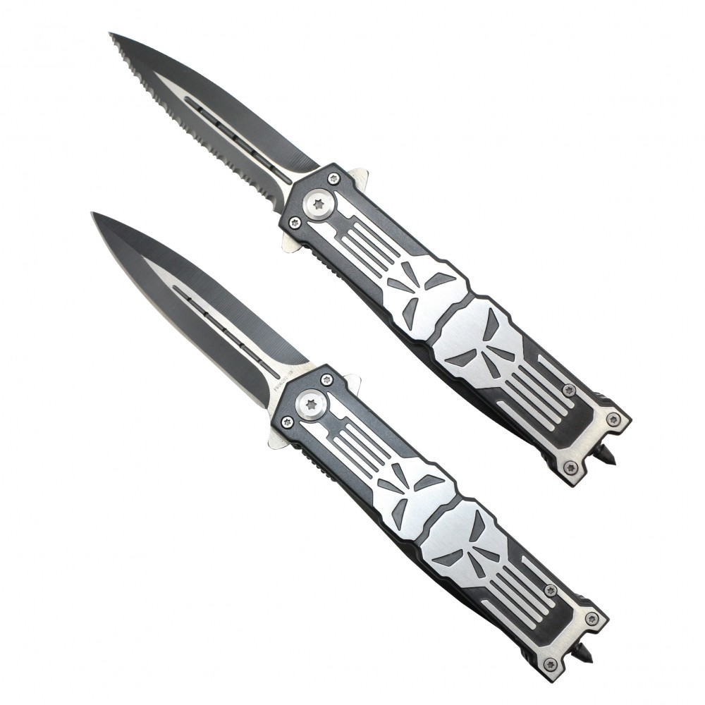 Punisher Twin Dagger Knife 