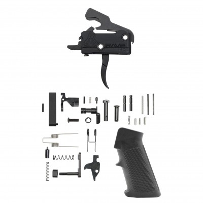 AR-15 Standard Lower Receiver Parts Kit W/ AR-Platform Rise Armament Super Sporting Trigger 