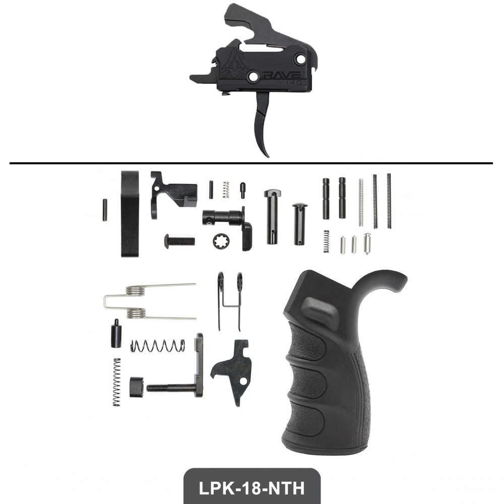 AR-15 Standard Lower Receiver Parts Kit W/ AR-Platform Rise Armament Super Sporting Trigger 