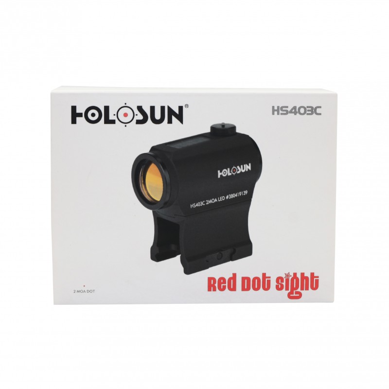 Holosun | Solar/Battery Powered Red Dot Sight W/ Picatinny Mount