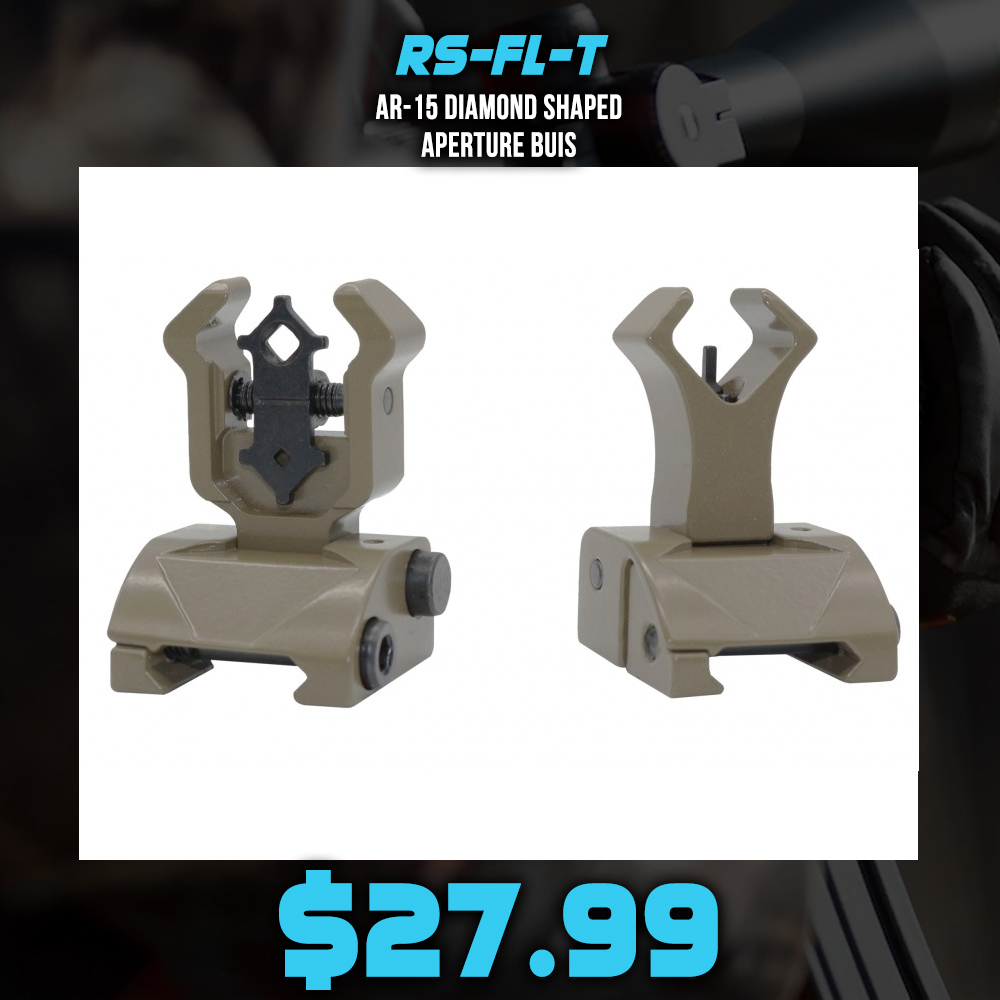 AR-15 Diamond Shaped Aperture Buis AR-15 Diamond Shaped Aperture Buis