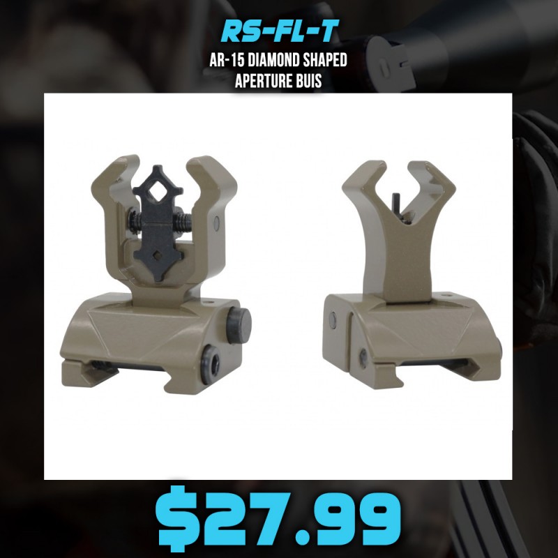 AR-15 Diamond Shaped Aperture Buis AR-15 Diamond Shaped Aperture Buis