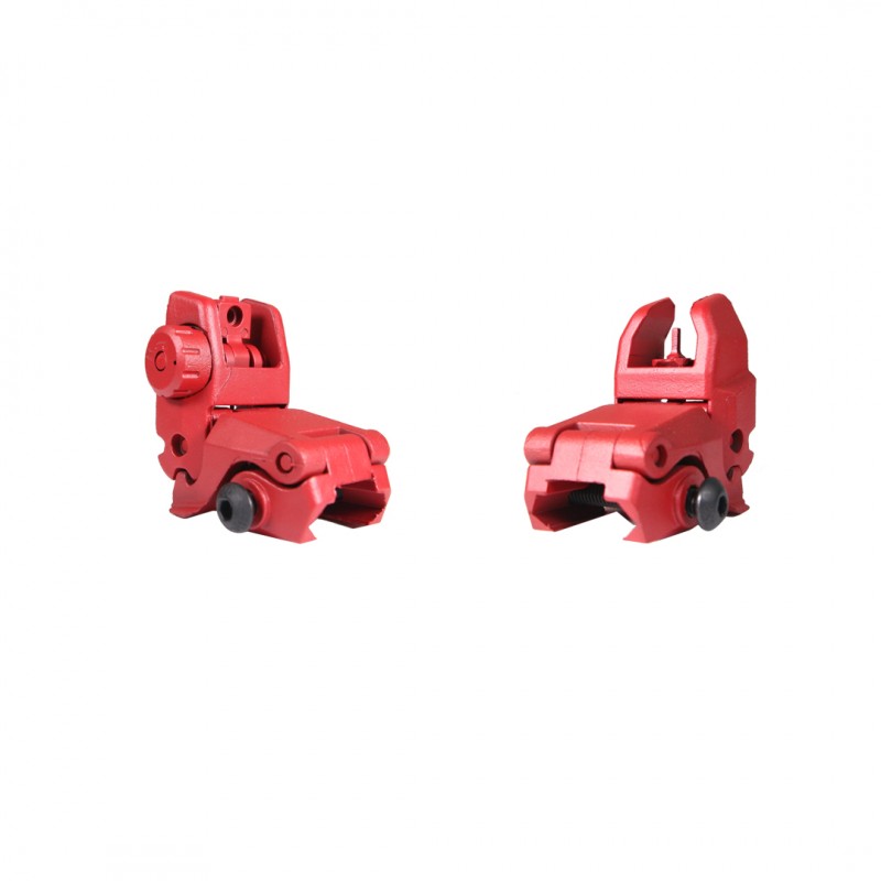 BLEMISH | CERAKOTE RED | Back-Up Front and Rear Sights Combo Sets