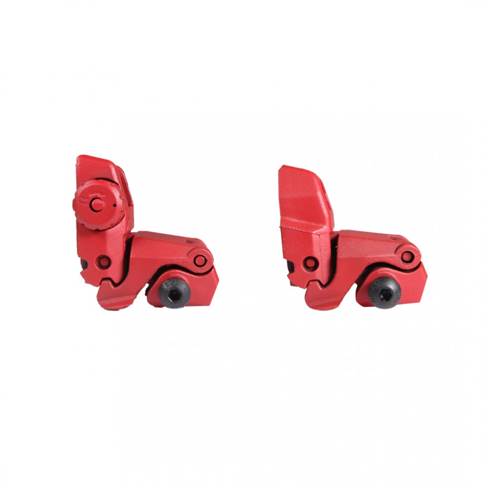 BLEMISH | CERAKOTE RED | Back-Up Front and Rear Sights Combo Sets