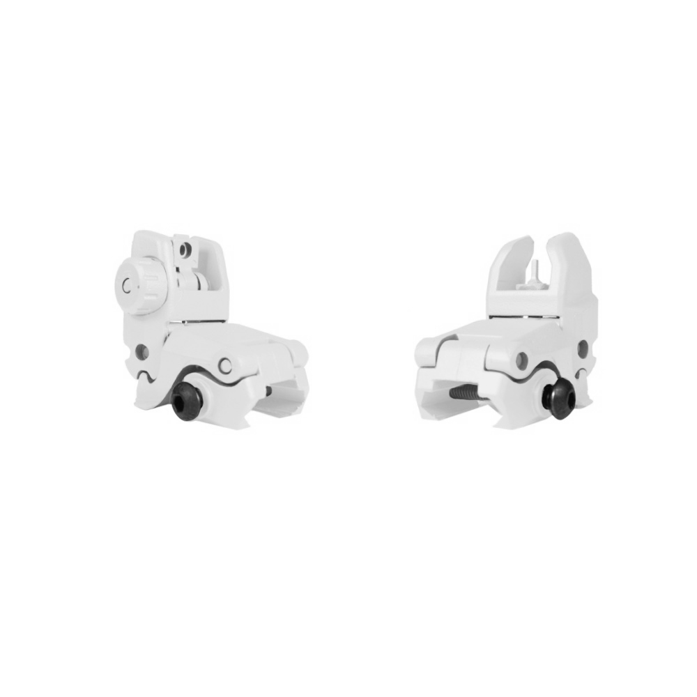 BLEMISH | CERAKOTE BRIGHT WHITE | Back-Up Front and Rear Sights Combo Sets