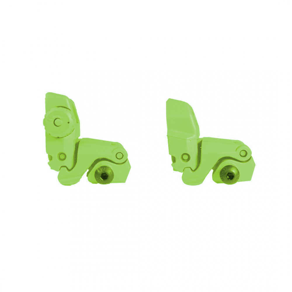 BLEMISH | CERAKOTE ZOMBIE GREEN | Back-Up Front and Rear Sights Combo Sets