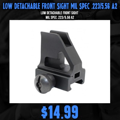 Low Detachable Front Sight Mil Spec .223/5.56 A2
