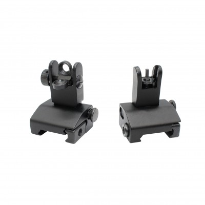AR Mini Flip Up Front and Rear Sight