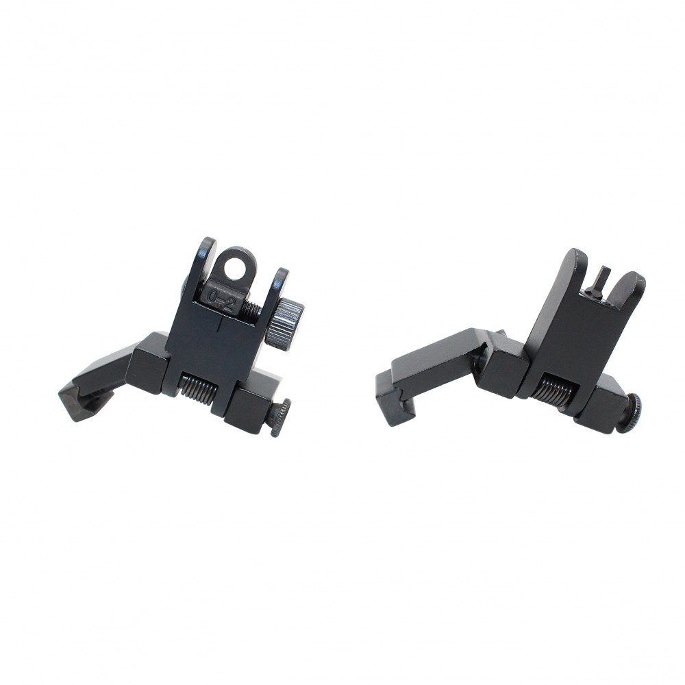 AR-15 Flip Up 45 Degree Front And Rear Sight