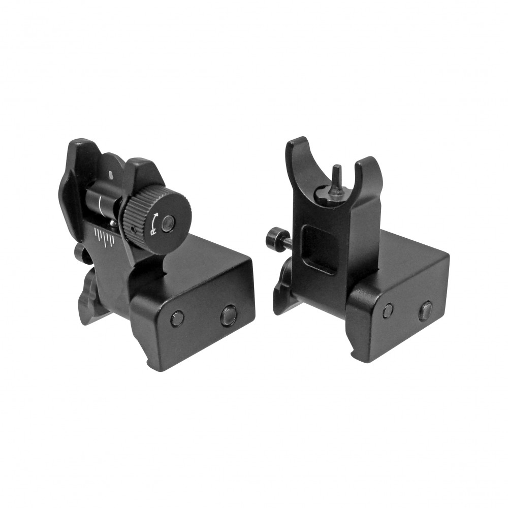 AR Front and Rear Flip Up Sights