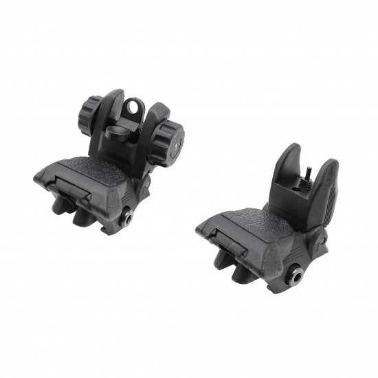 Front And Rear Polymer Flip-Up Sights Front And Rear Polymer Flip-Up Sights