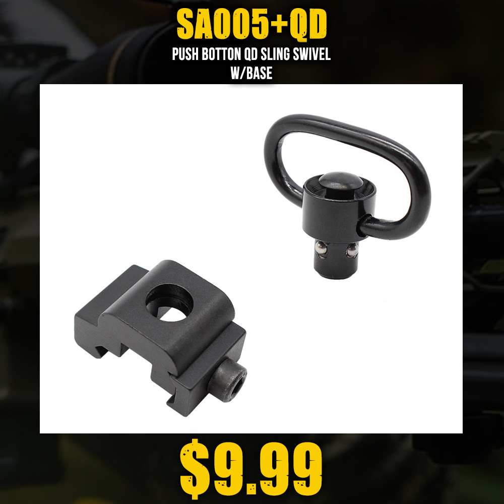 Push Botton QD Sling Swivel W/Base Push Botton QD Sling Swivel W/Base