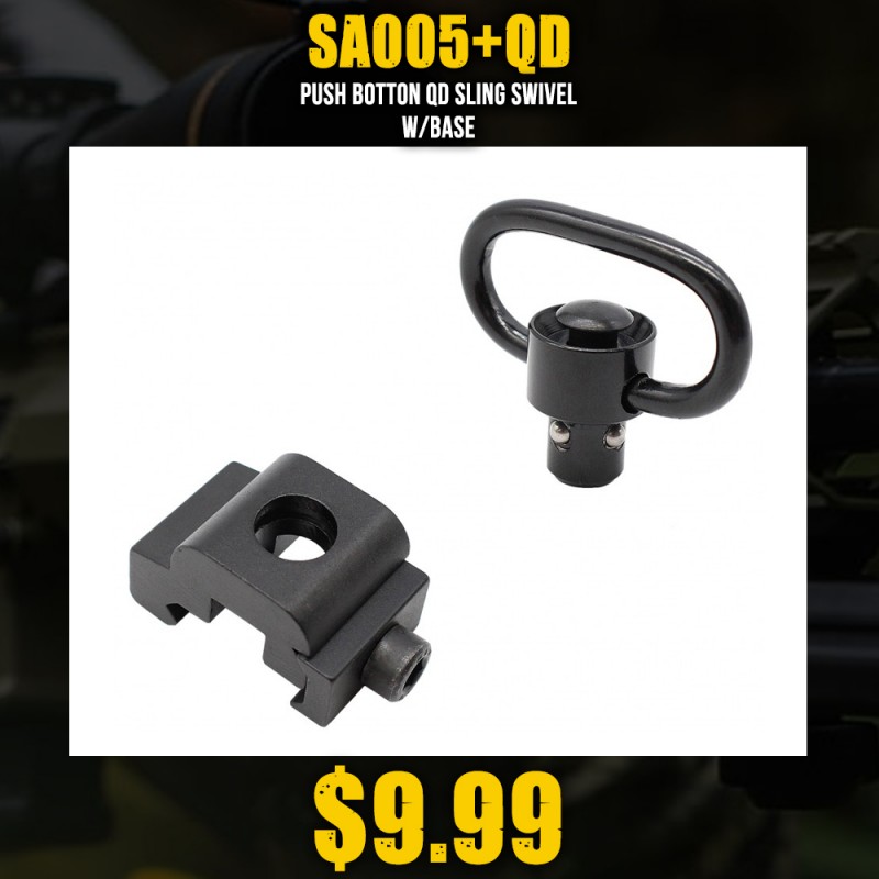 Push Botton QD Sling Swivel W/Base Push Botton QD Sling Swivel W/Base