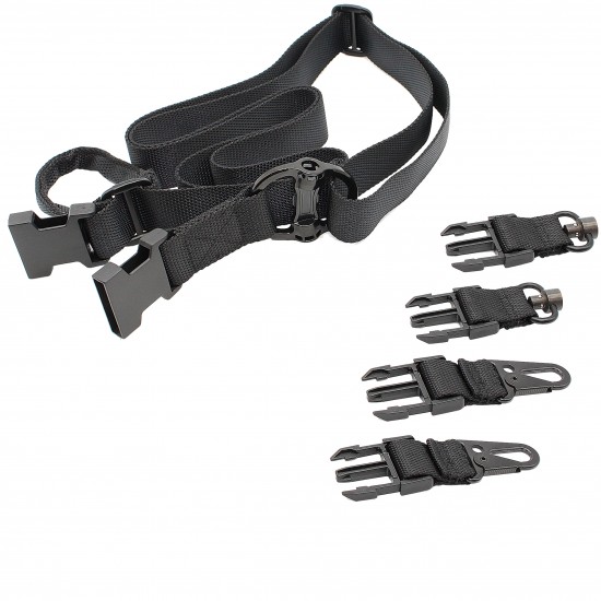 Tactical Multi-Mission Convertible Rifle Sling W/ Dual Quick Release Tactical Multi-Mission Convertible Rifle Sling W/ Dual Quick Release